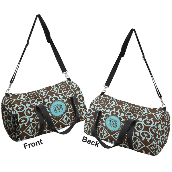 Floral Duffle bag small front and back sides