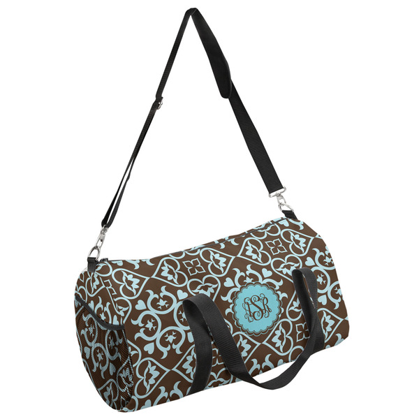 Custom Floral Duffel Bag (Personalized)