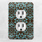 Floral Electric Outlet Plate - LIFESTYLE