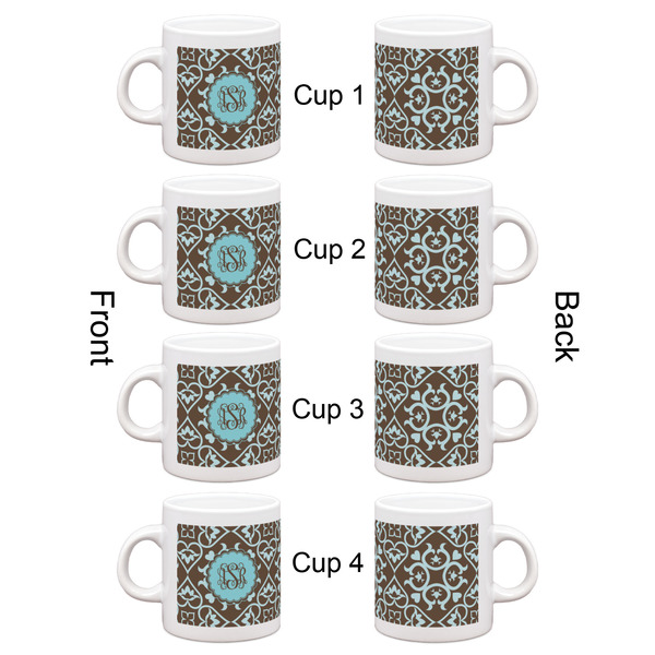 Floral Espresso Cup Set of 4 - Apvl