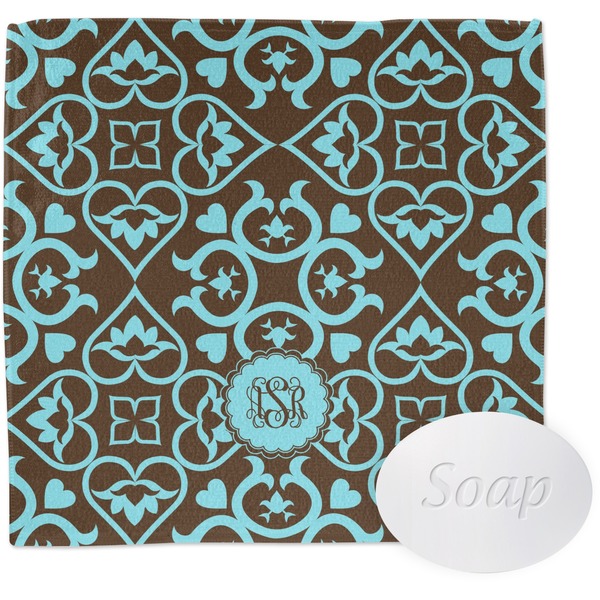 Floral Wash Cloth with soap