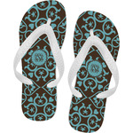 Floral Flip Flops - XSmall (Personalized)
