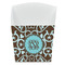 Floral French Fry Favor Box - Front View