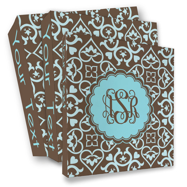 Custom Floral 3 Ring Binder - Full Wrap (Personalized)