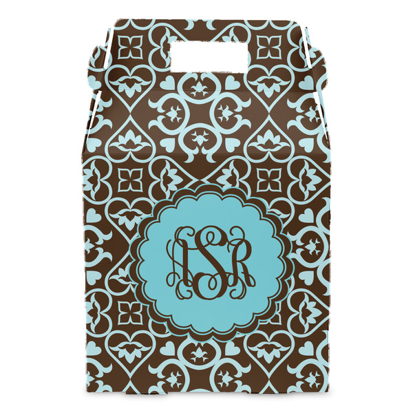 Floral Gable Favor Box - Front