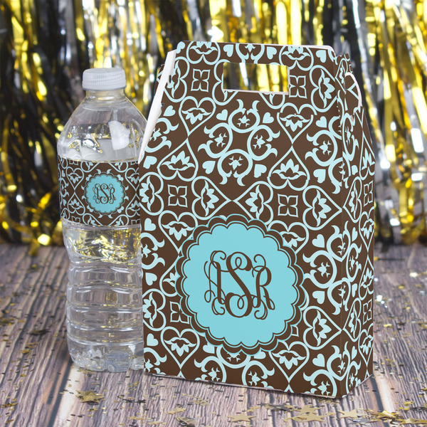 Floral Gable Favor Box - In Context