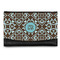 Floral Genuine Leather Womens Wallet - Front/Main