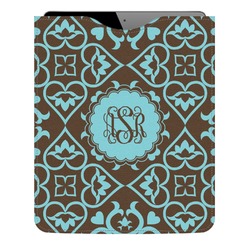 Floral Genuine Leather iPad Sleeve (Personalized)