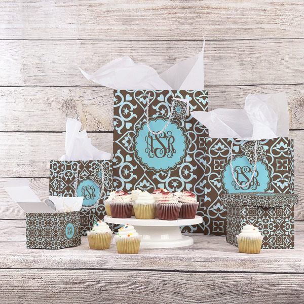 Floral Gift Bags - In Context