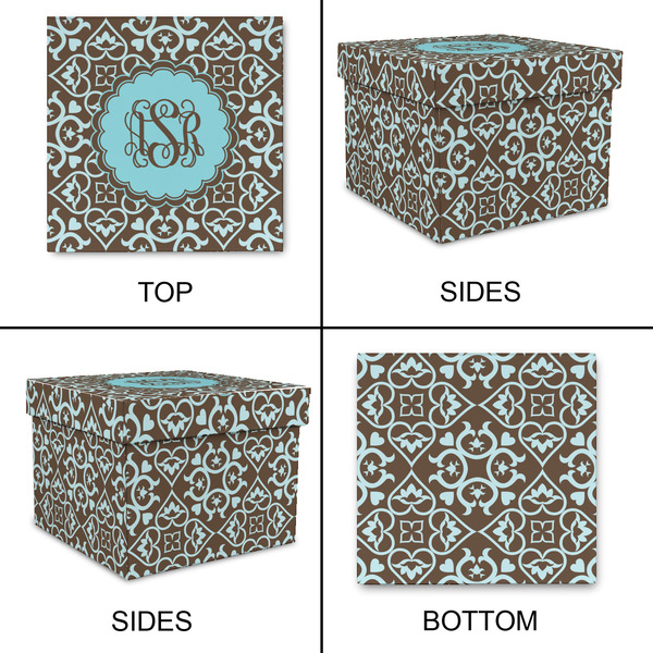 Floral Gift Boxes with Lid - Canvas Wrapped - XX-Large - Approval
