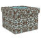 Floral Gift Box with Lid - Canvas Wrapped - XX-Large (Personalized)