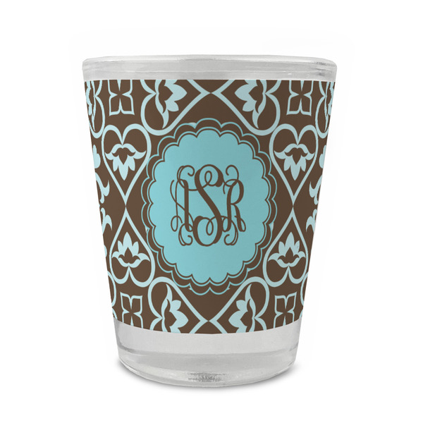 Floral Glass Shot Glass - Standard - FRONT