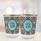 Floral Glass Shot Glass - with gold rim - LIFESTYLE