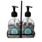 Floral Glass Soap & Lotion Bottles (Personalized)