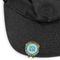 Floral Golf Ball Marker Hat Clip - Main - GOLD