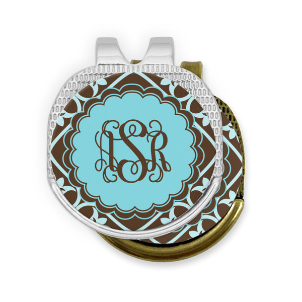 Floral Golf Ball Marker Hat Clip - PARENT/MAIN