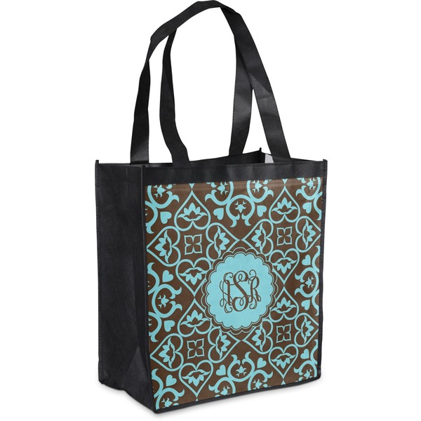 Custom Floral Grocery Bag (Personalized)