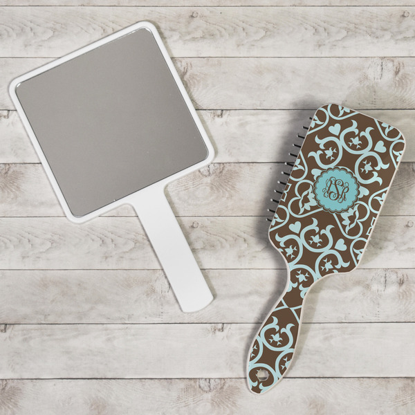 Floral Hair Brush - In Context