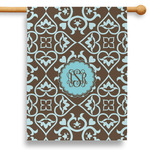 Floral 28" House Flag (Personalized)