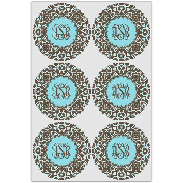 Floral Icing Circle - Large - Set of 6
