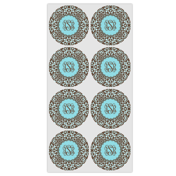 Floral Icing Circle - Medium - Set of 8