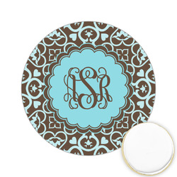 Floral Printed Cookie Topper - 2.15" (Personalized)