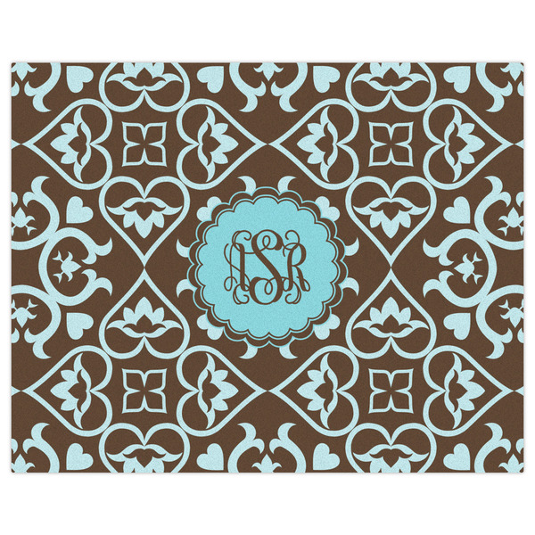 Floral Indoor / Outdoor Rug - 8'x10' - Front Flat