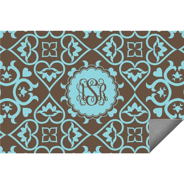 Custom Floral Indoor / Outdoor Rug - 2'x3' (Personalized)