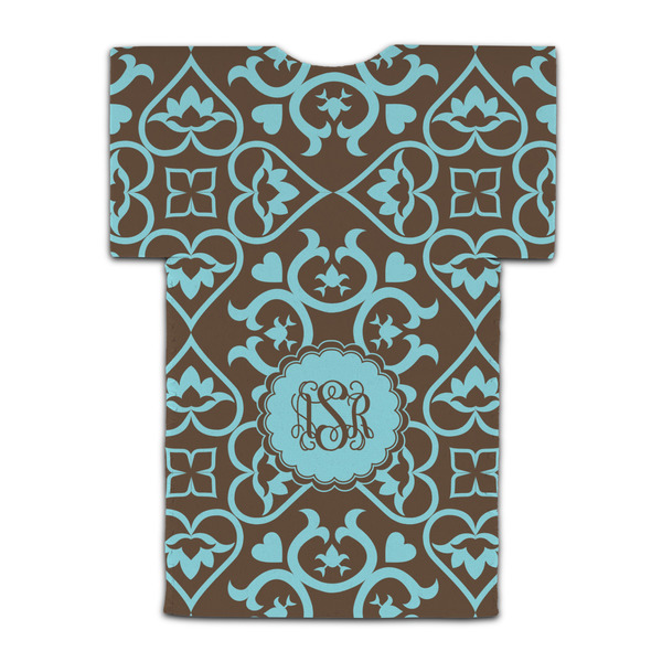 Floral Jersey Bottle Cooler - BACK (flat)