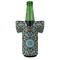Floral Jersey Bottle Cooler - FRONT (on bottle)