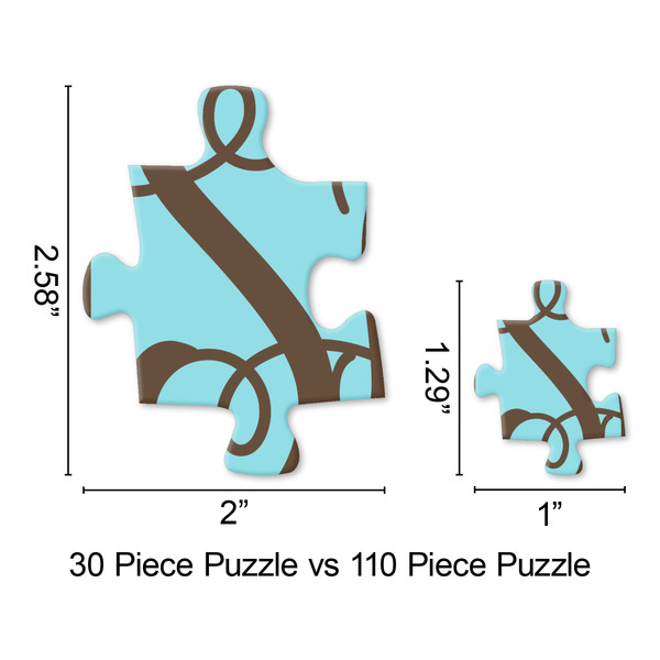 Floral Jigsaw Puzzle - Piece Comparison