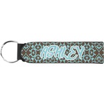 Floral Neoprene Keychain Fob (Personalized)