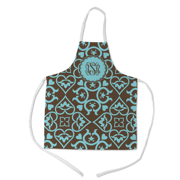 Custom Floral Kid's Apron w/ Monogram