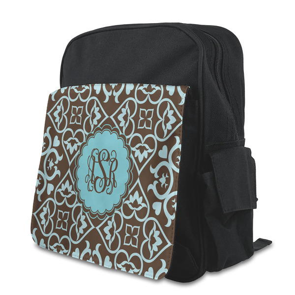 Custom Floral Preschool Backpack (Personalized)