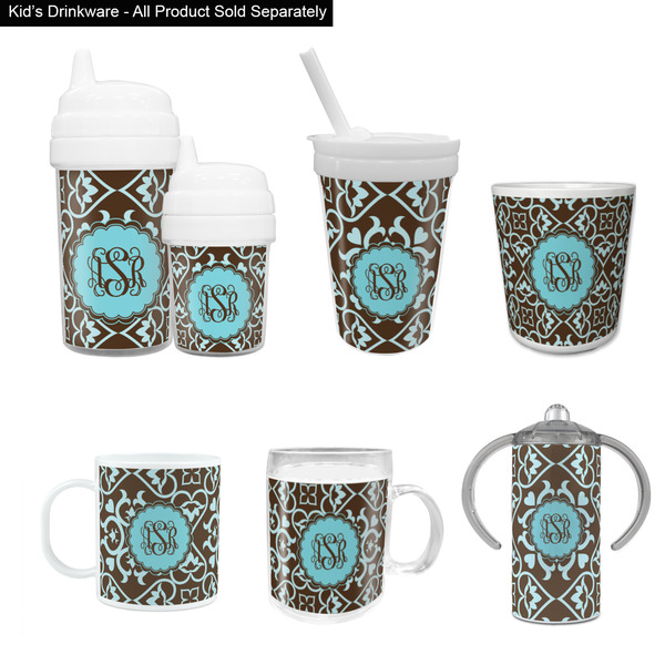 Floral Kid's Drinkware - Customized & Personalized