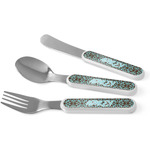 Floral Kid's Flatware (Personalized)