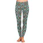 Floral Ladies Leggings - Extra Large