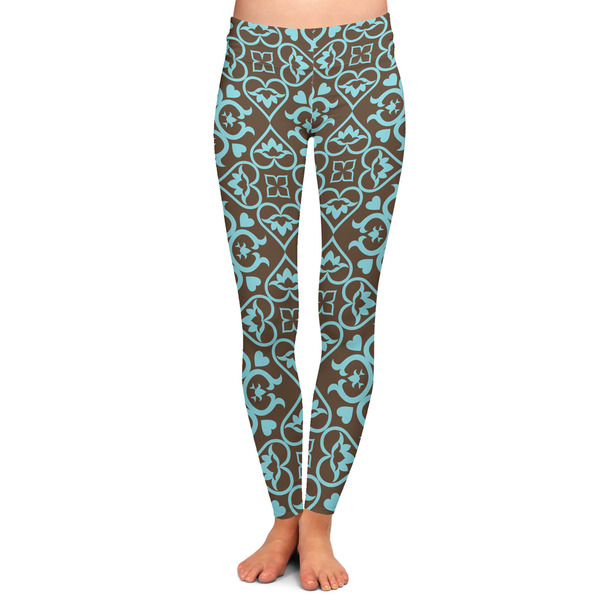 Custom Floral Ladies Leggings - Extra Large