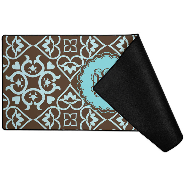 Floral Large Gaming Mats - FRONT W/ FOLD