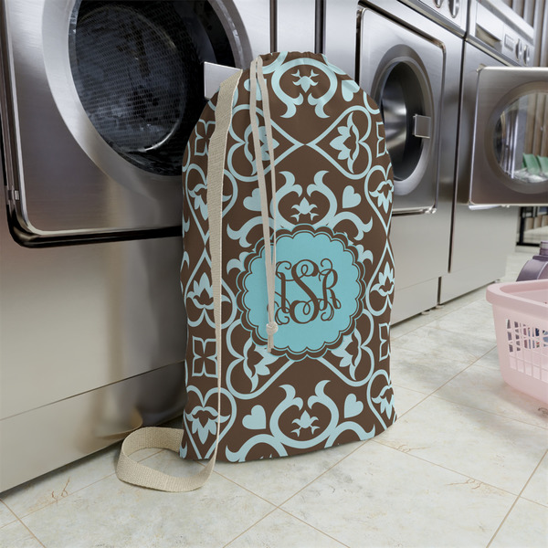 Floral Large Laundry Bag - In Context