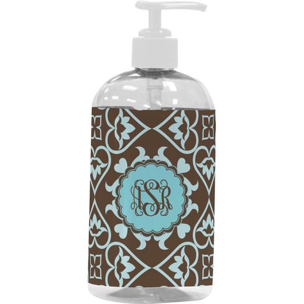 Floral Large Liquid Dispenser (16 oz) - White