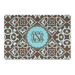 Floral Large Rectangle Car Magnet (Personalized)