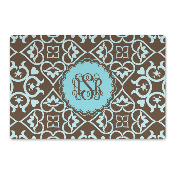 Custom Floral Large Rectangle Car Magnet (Personalized)