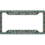 Floral License Plate Frame - Style A (Personalized)
