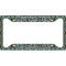 Floral License Plate Frame - Style A