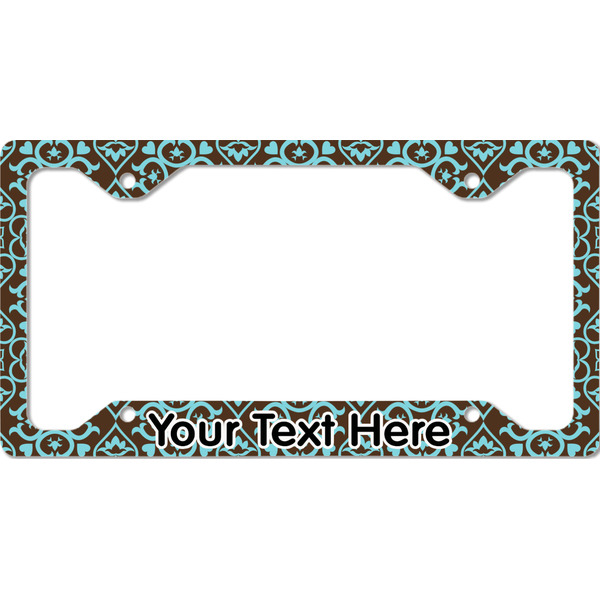 Floral License Plate Frame - Style C