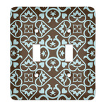 Floral Light Switch Cover (2 Toggle Plate)