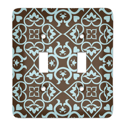 Floral Light Switch Cover (2 Toggle Plate)