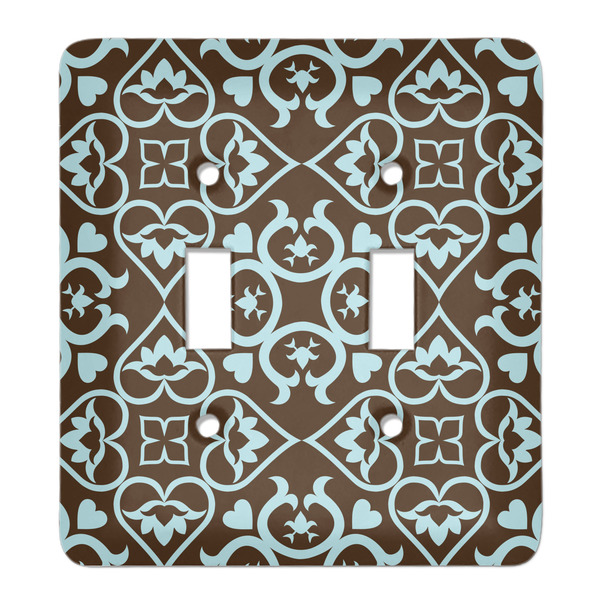 Custom Floral Light Switch Cover (2 Toggle Plate)