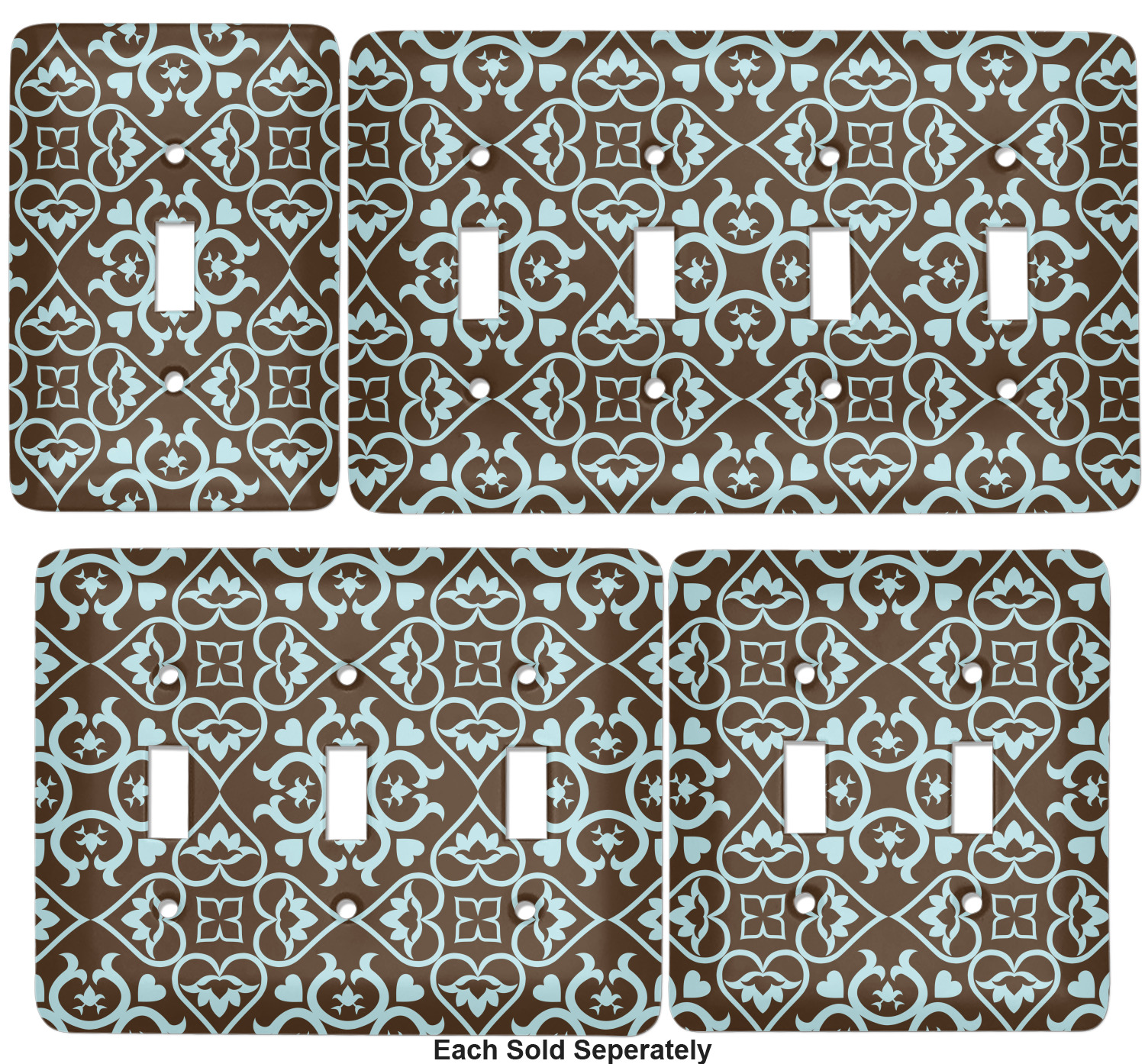 Floral Light Switch Cover (Personalized) YouCustomizeIt